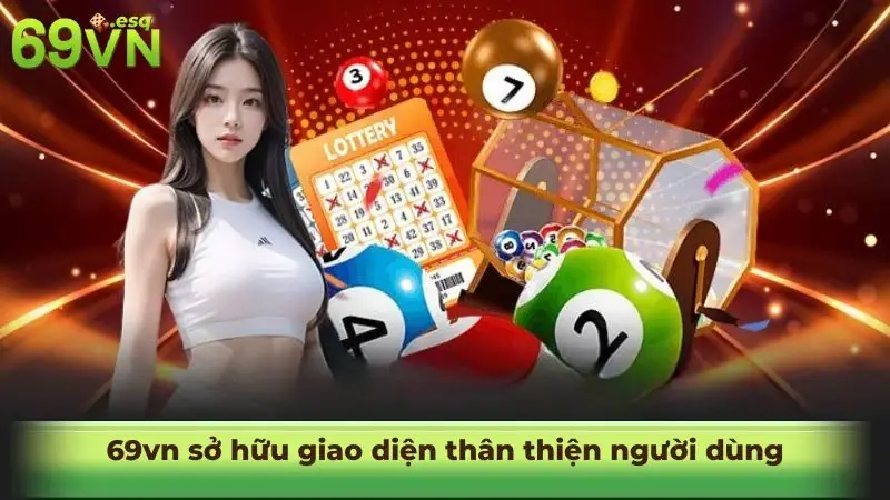 Giao diện xổ số hấp dẫn